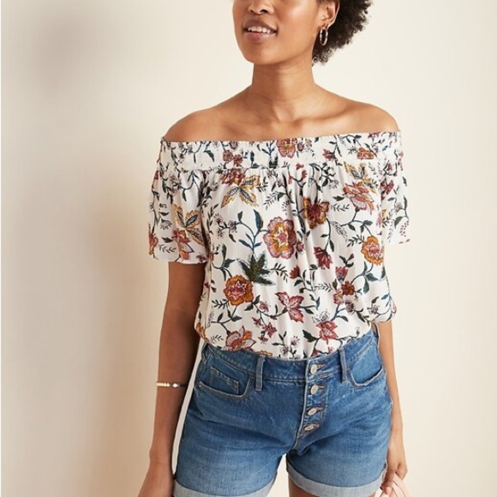 Old Navy Crinkle-Crepe Off-the-Shoulder Top